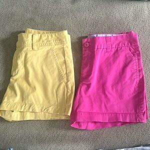 Two pairs of GAP shorts